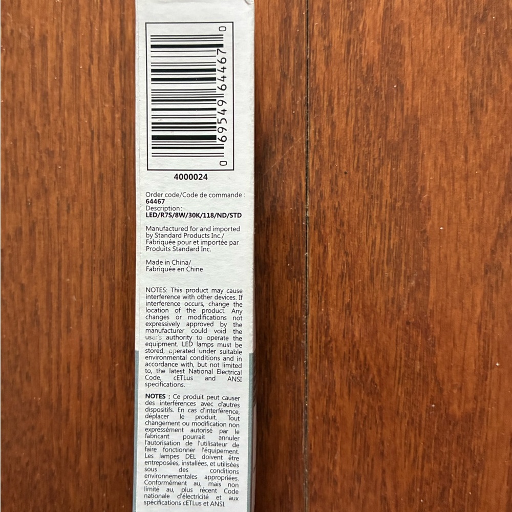 LED Light Bulb - Clear - Picture 3 of 3